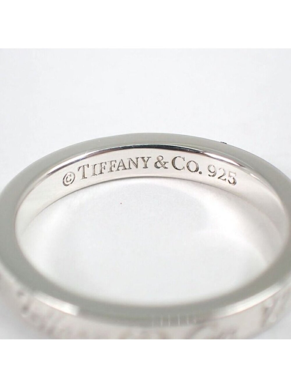 Tiffany & Co 925 Notes Narrow Ring - Picture 10 of 12